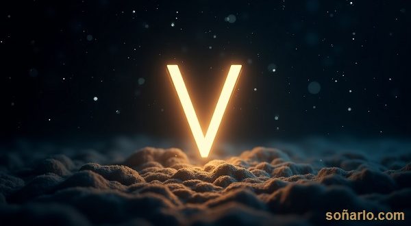 soñar con v